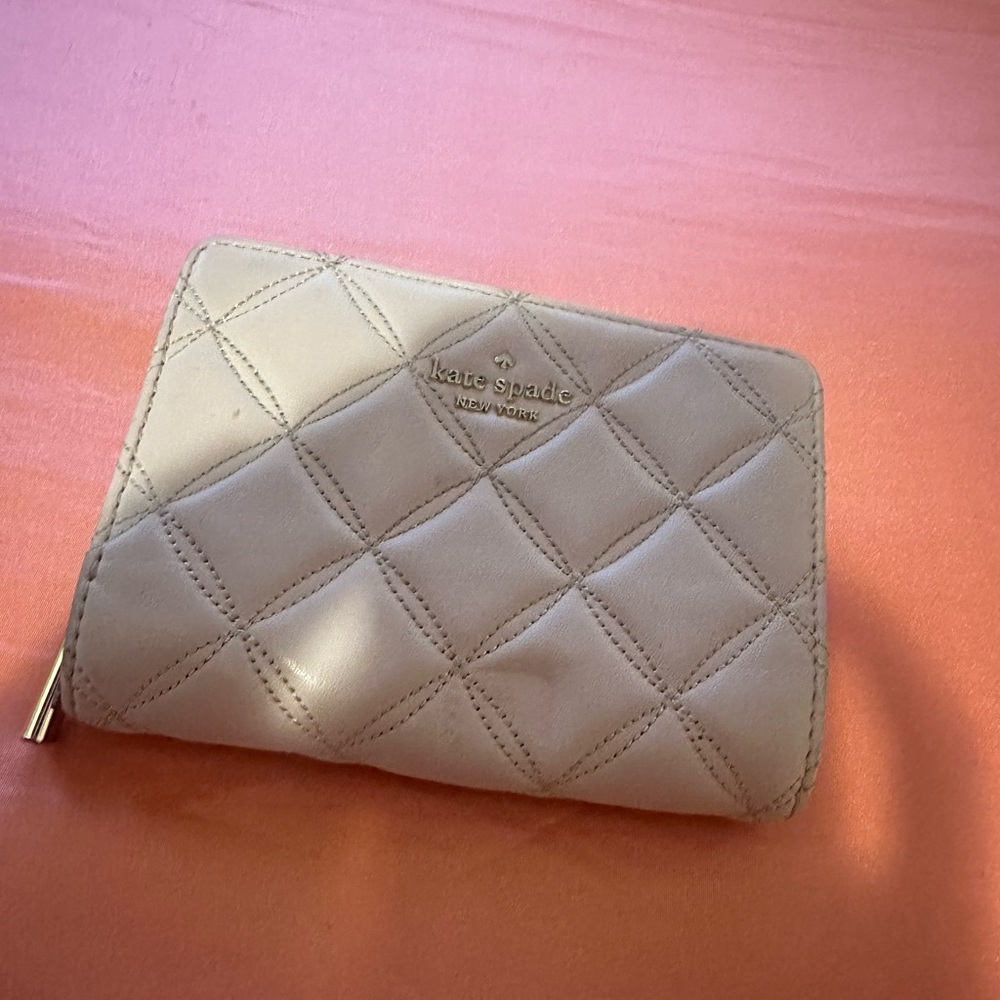 Kate Spade Light pink Quilted Wallet